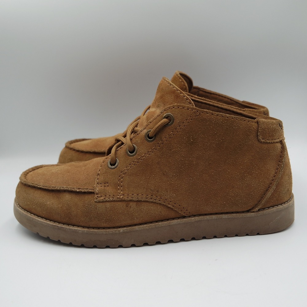 Koolaburra by UGG Kiran Mens Suede Chukka Boots Size 10 Chestnut Brown Moc Toe